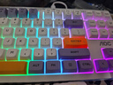 AOCGK168鍵盤(pán) 87鍵 機械手感 輕音按鍵 有線(xiàn)鍵盤(pán)鼠標套裝19鍵無(wú)沖電腦辦公筆記本 雨煙紫【鍵鼠套裝】 曬單實(shí)拍圖
