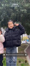 坦博爾羽絨服男女童短款可脫卸帽秋冬保暖外套25年新款5530313D 黑色150 曬單實(shí)拍圖