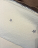 無(wú)印良品A類(lèi)母嬰級抗菌雙層豆豆毯-A全棉B豆豆絨-星月（貝殼邊）100*180cm 曬單實(shí)拍圖