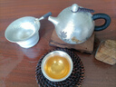 歸銀堂銀壺純銀999泡茶壺足銀手工西施鍍金喜鵲功夫茶道銀茶具套裝送禮 小號泡茶壺 235ml+證書(shū)+禮盒 曬單實(shí)拍圖