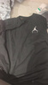 Jordan男子喬丹 純棉透氣 飛人Logo 短袖T恤AH5297-010黑色XL 曬單實(shí)拍圖