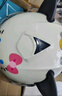 兒童新國標電動(dòng)車(chē)頭盔女孩子小寶寶可愛(ài)hellokitty貓耳朵春秋冬款 3/4盔KT前臉透明+KT粉白 兒童半盔 曬單實(shí)拍圖