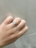 喜鉆雪心印記鉆戒鉑金鉆石戒指女克拉效果求婚結婚送女友情節人禮物 【高品質(zhì)推薦】鉑金15分H色VS 曬單實(shí)拍圖