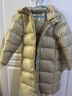 高梵黑金兒童5.0鵝絨服旗艦小火山加長(cháng)款男女童冬季新品保暖羽絨外套 芝士米 160 【飛天鵝絨 充絨量 233g】 曬單實(shí)拍圖
