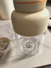 歐美邦榨汁杯榨汁機水杯一體小型家用蔬果汁杯無(wú)線(xiàn)便攜式大容量多功能水果打汁機炸汁機碎冰機同款噸噸桶 【46葉刀頭】1.3L升級數顯米白色【送直飲蓋】 曬單實(shí)拍圖