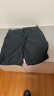 雅戈爾（YOUNGOR）休閑短褲男漢麻棉萊賽爾面料舒爽吸濕排汗好穿易搭商場(chǎng)同款 墨綠 35 175/86A 曬單實(shí)拍圖