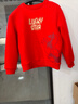 李寧（LI-NING）兒童衛衣紅色2026馬年新款男女大童本命年長(cháng)袖T恤加厚拜年服 朱砂紅YWDW133-1 （商場(chǎng)同款--馬年新年款） 160 曬單實(shí)拍圖