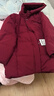 波司登25羽絨服女士冬90絨加厚連帽中長(cháng)款休閑新年紅百搭外套 曬單實(shí)拍圖