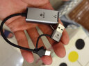 毕亚兹 USB/Type-C转RJ45网线转接头 双口百兆有线网卡转换器免驱动 苹果Mac华为笔记本电脑扩展坞外置网口 实拍图