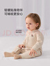 babylove嬰兒連體衣秋冬季薄夾棉哈衣爬爬服男女寶寶保暖衣服加厚彩棉 曬單實(shí)拍圖