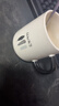 拜杰馬克杯陶瓷咖啡杯禮物水杯牛奶杯早餐杯辦公杯帶勺帶蓋杯子420ml 曬單實(shí)拍圖