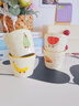 瑜尚臻品可愛(ài)水果可頌陶瓷杯家用2025新款高顏值咖啡杯牛奶杯早餐杯馬克杯 水果可頌水杯【4色各1】 曬單實(shí)拍圖