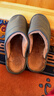 范米尼頭層牛皮真皮棉拖鞋秋冬男士女情侶室內居家拖鞋老人保暖防滑家居 618【黑色】顯瘦版 43-44 碼【29】?jì)乳L(cháng)27厘米 曬單實(shí)拍圖