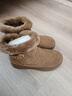 百麗（Belle）厚底增高雪地靴女冬季新款商場(chǎng)同款加毛保暖短靴E6W1DDD5 棕色 38 曬單實(shí)拍圖