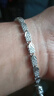 曼禾（MANHE）S999足銀四葉草手鏈女士款手串首飾老婆跨新年生日禮物送女生朋友 曬單實(shí)拍圖