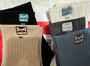 貓人5雙襪子男100%純棉中筒襪秋冬季男士抗菌防臭青少年運動(dòng)長(cháng)襪 曬單實(shí)拍圖