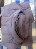 坦博爾羽絨服女中長(cháng)款帶帽寬松舒適保暖媽媽款外套510560D 香融紫 170  曬單實(shí)拍圖