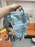 煦凜【日本】媽咪包外出2025款雙肩包大容量母嬰包多功能嬰兒外出輕便 摩登灰【20L 升級USB款】+嬰兒車(chē)掛鉤 曬單實(shí)拍圖