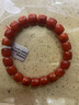歐采妮（OUCERNY）涼山南紅手串收藏牛血紅火焰紋錦紅瑪瑙精工直切單圈手串 10mm 曬單實(shí)拍圖