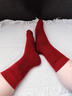 UOSO本命年紅色羊毛襪子男款秋冬季保暖加厚2026新年馬年禮物禮盒中筒 禮盒裝【96%羊毛】紅色 2雙 均碼 39-44【羊毛紅襪/保暖不臃腫】 曬單實(shí)拍圖