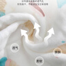 金號A類(lèi)純棉兒童紗布毛巾100%棉洗臉擦手巾全棉方巾嬰兒毛巾口水巾2條 曬單實(shí)拍圖