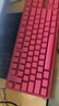 惠普（HP）GT87機械鍵盤(pán)無(wú)線(xiàn)有線(xiàn)藍牙三模gasket客制化消音滿(mǎn)填充側刻高顏值電競游戲鍵盤(pán)辦公 蘇梅紅碧玉軸 曬單實(shí)拍圖
