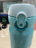 膳魔師（THERMOS）保溫杯男女不銹鋼水杯子大容量保冷防漏彈蓋學(xué)生520禮物JNL系列 湖藍色(502-SKY)500ml 500ml 曬單實(shí)拍圖