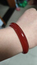石頭記（istone）紅瑪瑙手鐲吉利手環(huán)中號新中式生日禮物送女友 曬單實(shí)拍圖