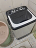 長(cháng)虹單桶洗衣機全半自動(dòng)小型迷你洗脫一體內衣褲洗襪子神器母嬰兒童學(xué)生宿舍出租房洗衣機藍光抑菌 黑白7.2KG【不銹鋼甩桶】+藍光抑菌+強勁電機 曬單實(shí)拍圖