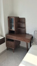 源氏木語(yǔ) 實(shí)木伸縮書(shū)桌書(shū)架組合轉角辦公桌書(shū)柜一體簡(jiǎn)約橡木電腦桌 胡桃色1.04m桌面+左柜+上座 組裝 曬單實(shí)拍圖