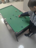貝趣臺球桌兒童家用迷你6-12歲小型可折疊玩具男孩生日圣誕節新年禮物 130CM高腳可折疊【國標E1】桌面免安裝 3-7-8-11-14歲成人超大號桌球臺 曬單實(shí)拍圖