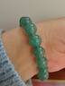 周大福 新中式翡翠圓珠手串手鏈 17.5cm  K65883 曬單實(shí)拍圖