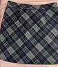 三彩大碼女裝2025冬季新款復古格紋半身裙中腰短裙A字胖MM 曬單實(shí)拍圖