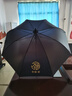 天堂傘雨傘廣告傘定制logo長(cháng)柄直桿傘帶鎖雨傘架商用酒店大堂銀行收納架 黑色—8骨單人彎柄傘 曬單實(shí)拍圖