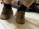 他她（TATA）商務(wù)休閑皮鞋男士真皮工裝鞋舒適休閑男鞋2025秋PGS01CM5 卡其色 41 曬單實(shí)拍圖
