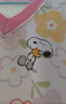 史努比（SNOOPY）童裝女童馬甲兒童背心寶寶坎肩休閑百搭外出服 花朵好朋友C粉色 曬單實(shí)拍圖