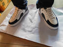 AJKI男鞋2025冬季新款運動(dòng)休閑鞋子男一腳蹬懶人鞋加絨板鞋男 白蘭【加絨款】 41 曬單實(shí)拍圖
