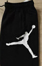 Jordan耐克AJ童裝兒童短褲 Nike夏季網(wǎng)眼透氣男童五分褲 正黑色 曬單實(shí)拍圖