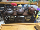 陶夢(mèng)居茶杯架子茶具茶器收納架茶桌紫砂壺擺放架桌面上博古架小型置物架 曬單實(shí)拍圖