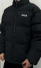 FILA 斐樂(lè )情侶款羽絨服冬季新款防潑水防污漬兩面穿RGB多彩羽絨 正黑色-BK 2XL 185/104A/XXL 曬單實(shí)拍圖