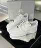 耐克空軍一號男子平底運動(dòng)鞋春膠底板鞋NIKE AIR FORCE 1 CW2288 111白色/白色 43 曬單實(shí)拍圖
