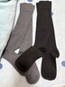 JKN羊毛小腿襪女冬【發(fā)熱保暖】壓力顯瘦襪子配靴子過(guò)膝長(cháng)筒襪堆堆襪 曬單實(shí)拍圖