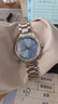 天王（TIAN WANG）女士手表 新年禮物好彩鋼帶夜光機械女表藍色LS51586S.D.S.U 曬單實(shí)拍圖