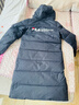 FILA 斐樂(lè )官方女子羽絨服2025年冬季中長(cháng)款連帽防寒保暖鴨絨外套 曬單實(shí)拍圖