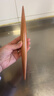 YUANZU搟面杖家用尖頭實(shí)木搟餃子皮神器魚(yú)肚搟面杖燒賣(mài)包子面條專(zhuān)用面杖 實(shí)木兩頭尖搟面杖約 28cm 曬單實(shí)拍圖