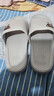 稻草人拖鞋男女居家用秋冬洗澡厚底浴室內外穿情侶防滑靜音涼拖 灰42-43 曬單實(shí)拍圖