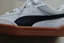 彪馬（PUMA）【面包鞋】復古滑板鞋男女新款冬季休閑板鞋PARK400497 白-黑色-灰色-01 39 曬單實(shí)拍圖