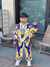 ULTRAMAN奧特曼衣服男童加絨加厚發(fā)光冬裝兒童賽羅男孩冬季套裝蜘蛛俠童裝 披風(fēng)款【黃金賽羅】（發(fā)光）（加絨加厚） 披風(fēng)+套裝 120 【建議身高110-120cm】 曬單實(shí)拍圖