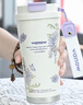 Vanow薰衣草保溫杯 陶瓷內膽咖啡杯2025新款高顏值禮物女水杯子 曬單實(shí)拍圖