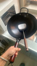 蘇美冠鐵鍋款章丘炒菜鍋炒鍋已開(kāi)鍋正宗手工無(wú)涂層家用不粘鍋燃氣灶適用 精作帶耳+(蓋子鏟子) 32cm 曬單實(shí)拍圖